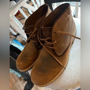Clarks Tan Leather Chukka Boots Size 11.5 US